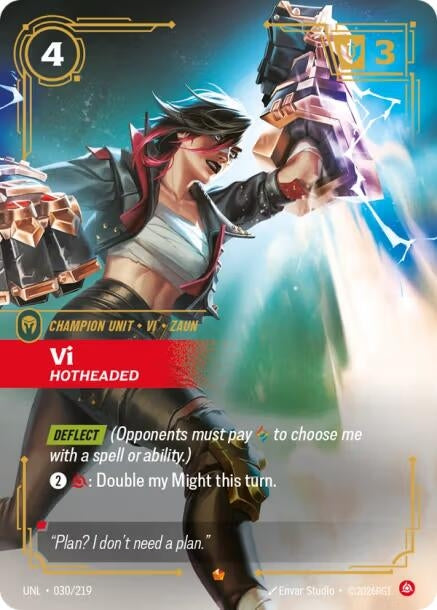 Vi - Hotheaded (030/219) (Unleashed)