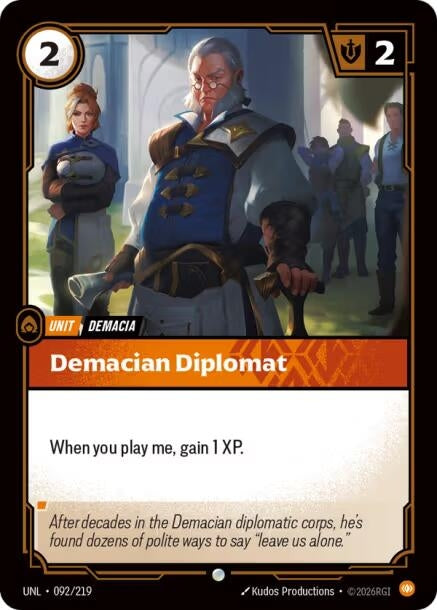 Demacian Diplomat (092/219) (Unleashed) - PokeBox USA