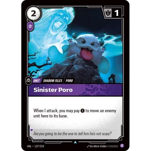 Sinister Poro (137/219) (Unleashed) - PokeBox USA
