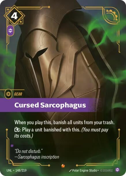Cursed Sarcophagus (148/219) (Unleashed)