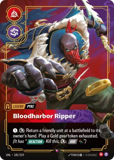 Pyke - Bloodharbor Ripper (185/219) (Unleashed) - PokeBox USA