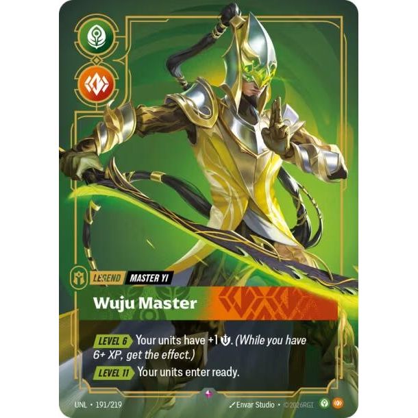 Master Yi - Wuju Master (191/219) (Unleashed) - PokeBox USA
