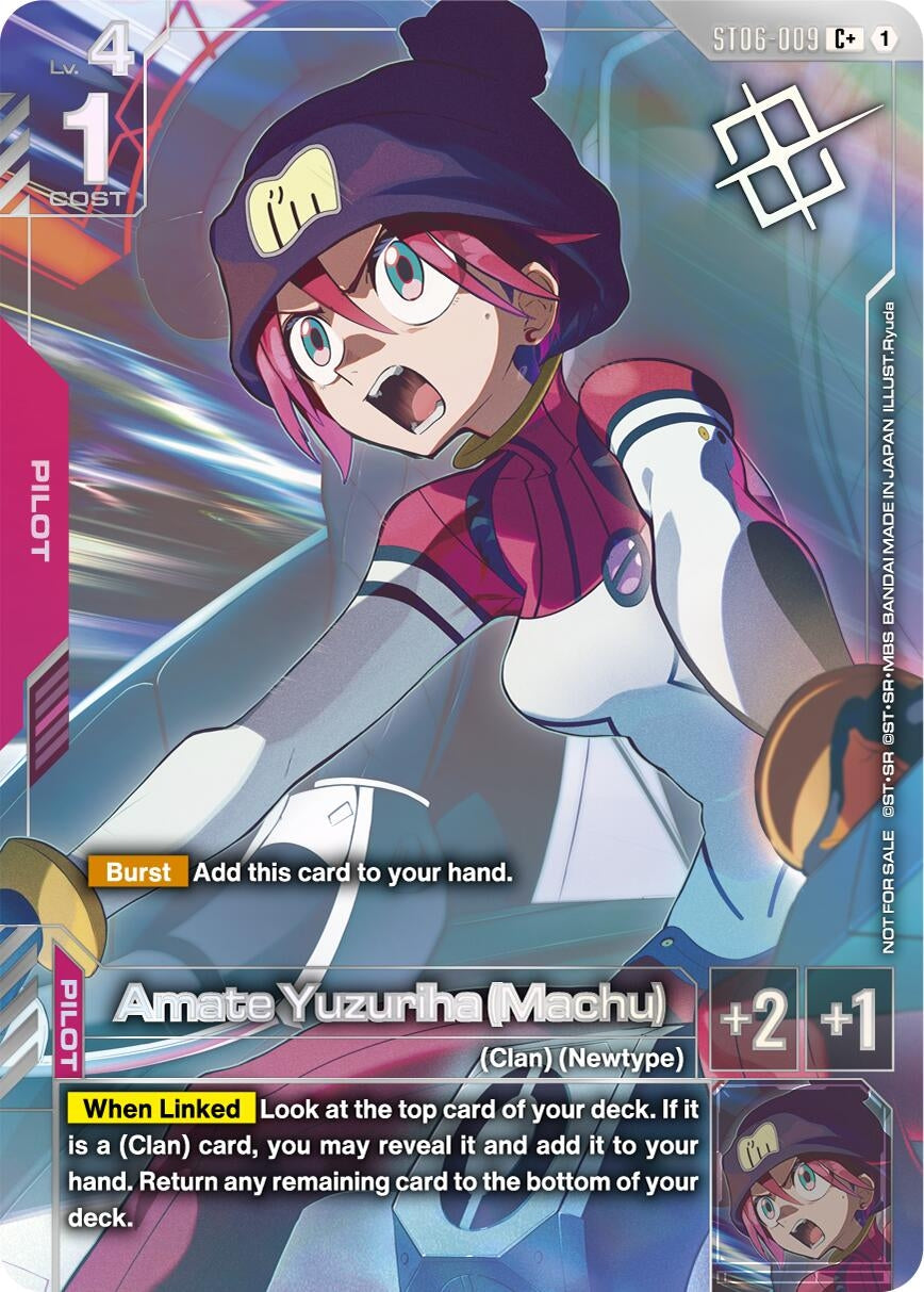 Image for Amate Yuzuriha (Machu) (World Championship Regionals 26-27 Season 1) (Finalist) (ST06-009) (Gundam Promotional Cards) (GCG-PR) - Gundam Card Game