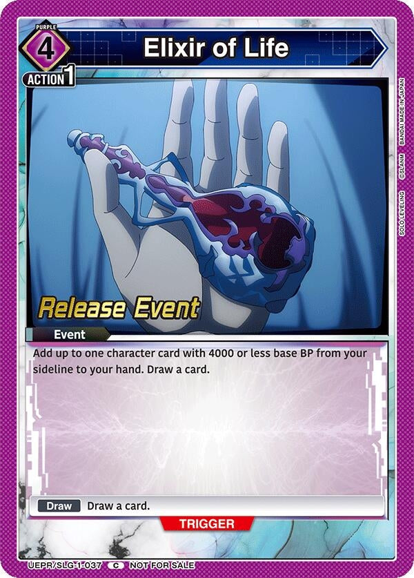 Image for Elixir of Life (UE17BT/SLG-1-037) (UE17BT: SOLO LEVELING Release Event Cards) (UE17BT_RE) - Union Arena