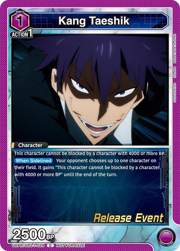 Image for Kang Taeshik (UE17BT/SLG-1-024) (UE17BT: SOLO LEVELING Release Event Cards) (UE17BT_RE) - Union Arena