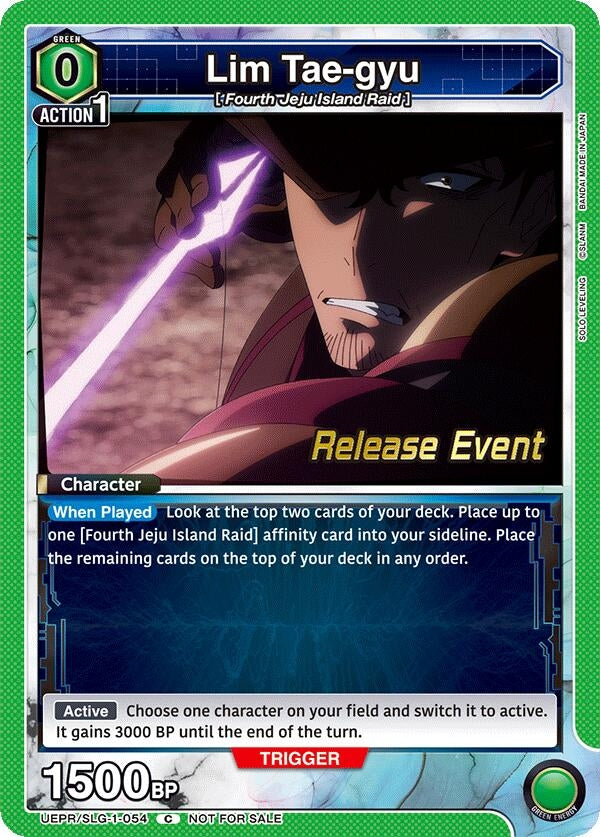Image for Lim Tae-gyu (UE17BT/SLG-1-054) (UE17BT: SOLO LEVELING Release Event Cards) (UE17BT_RE) - Union Arena