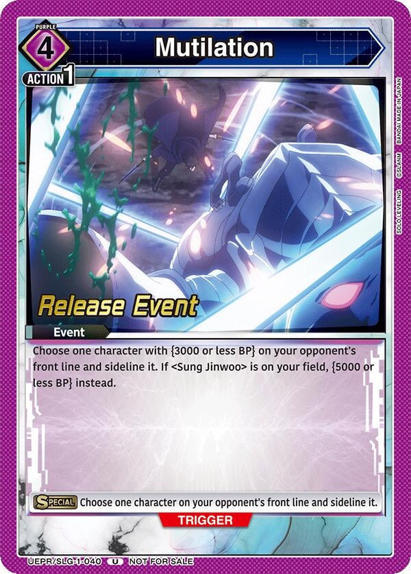 Image for Mutilation (UE17BT/SLG-1-040) (UE17BT: SOLO LEVELING Release Event Cards) (UE17BT_RE) - Union Arena