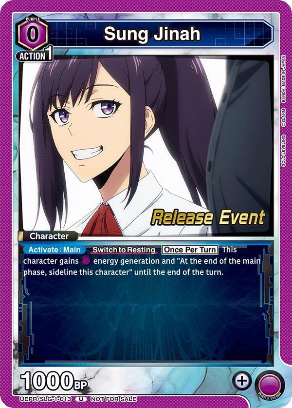 Image for Sung Jinah (013) (UE17BT/SLG-1-013) (UE17BT: SOLO LEVELING Release Event Cards) (UE17BT_RE) - Union Arena