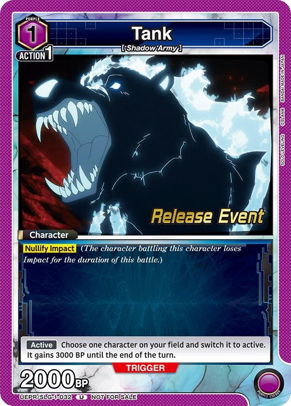 Image for Tank (UE17BT/SLG-1-032) (UE17BT: SOLO LEVELING Release Event Cards) (UE17BT_RE) - Union Arena