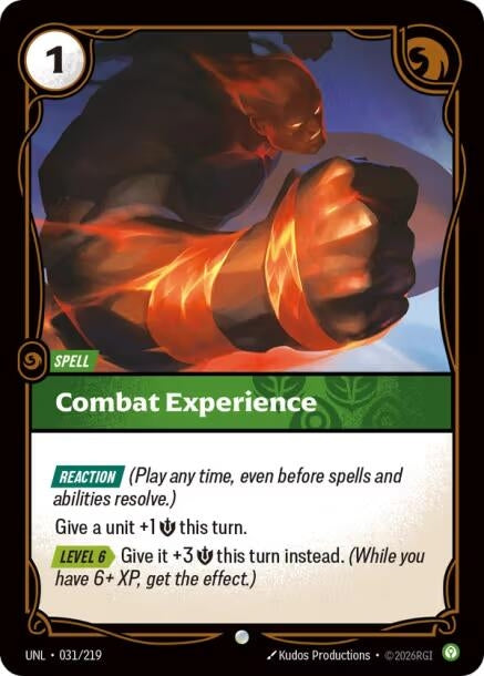 Combat Experience (031/219) (Unleashed)