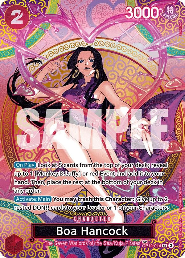 Image for Boa Hancock (SP) (OP12-014) (Adventure on Kami's Island) (OP15-EB04) - One Piece Card Game