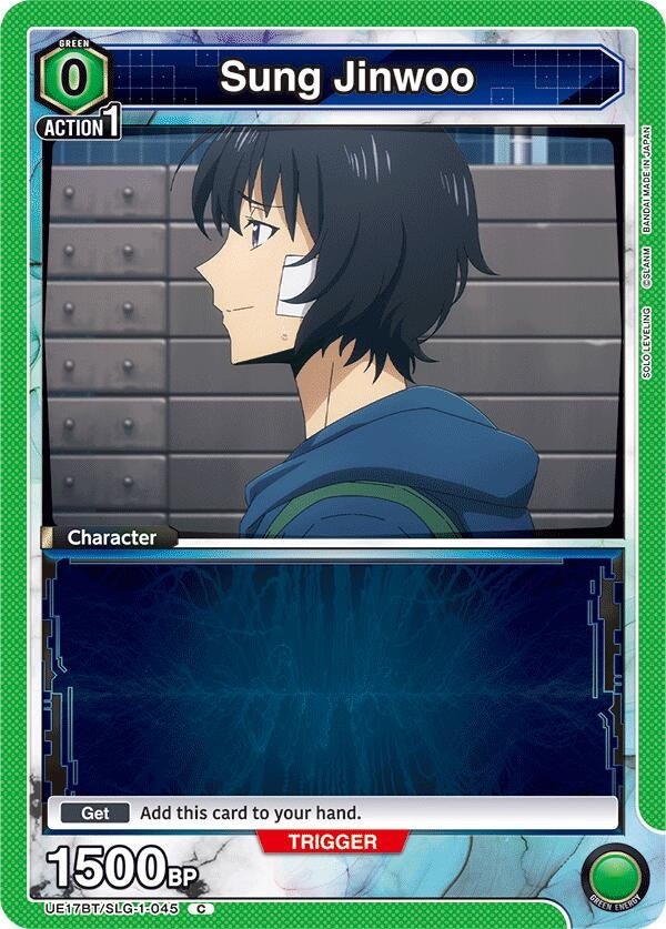 Image for Sung Jinwoo (045) (Box Topper Foil) (UE17BT/SLG-1-045) (UE17BT: SOLO LEVELING) (UE17BT) - Union Arena