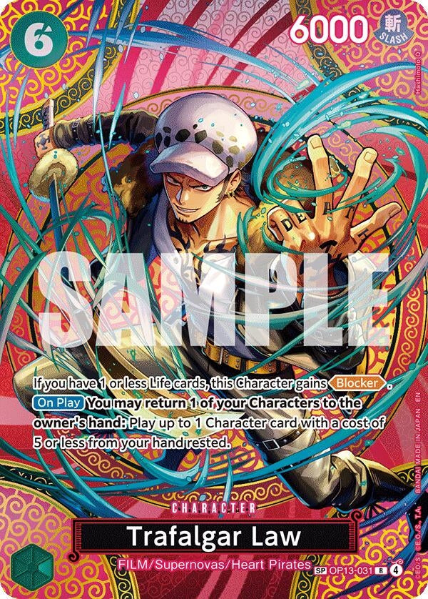 Image for Trafalgar Law (SP) (OP13-031) (Adventure on Kami's Island) (OP15-EB04) - One Piece Card Game