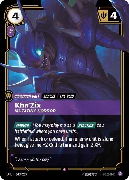 Kha'Zix - Mutating Horror (143/219) (Unleashed)