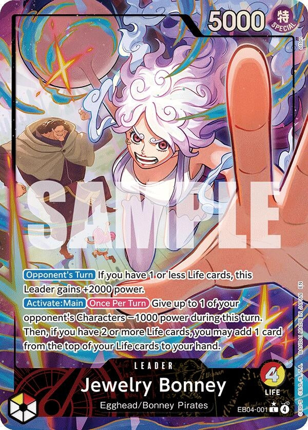 Image for Jewelry Bonney (EB04-001) (Alternate Art) (EB04-001) (Adventure on Kami's Island) (OP15-EB04) - One Piece Card Game