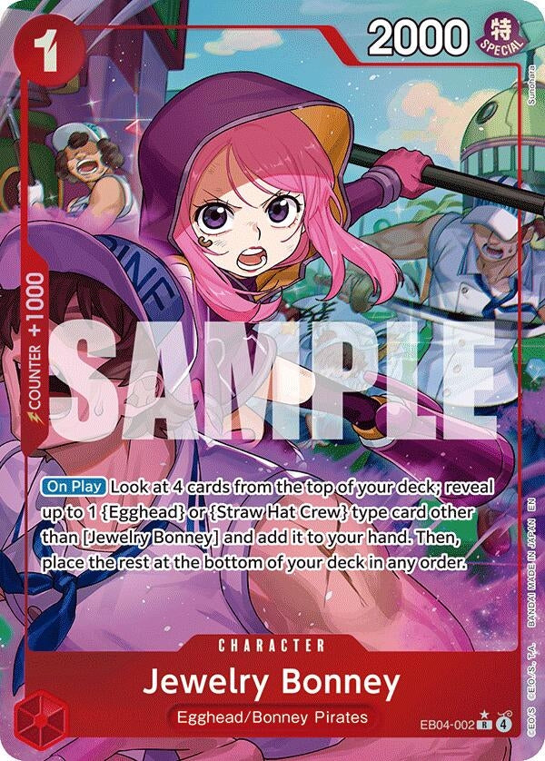 Image for Jewelry Bonney (EB04-002) (Alternate Art) (EB04-002) (Adventure on Kami's Island) (OP15-EB04) - One Piece Card Game