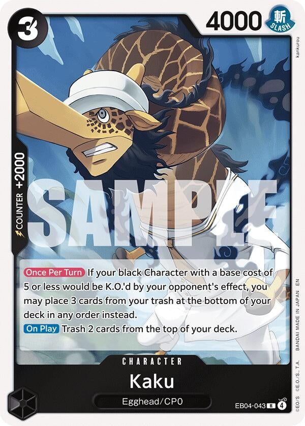 Image for Kaku (EB04-043) (Adventure on Kami's Island) (OP15-EB04) - One Piece Card Game