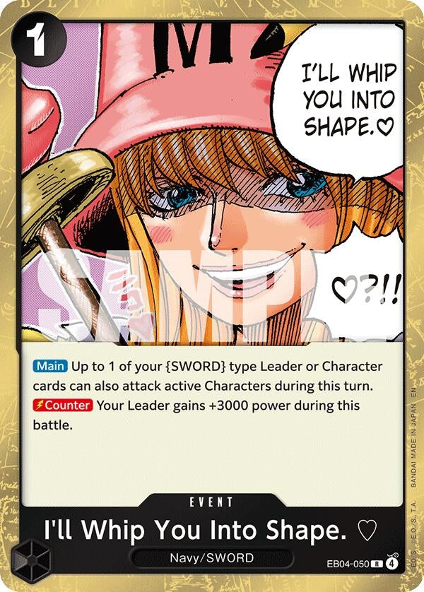 Image for I'll Whip You Into Shape. (EB04-050) (Adventure on Kami's Island) (OP15-EB04) - One Piece Card Game