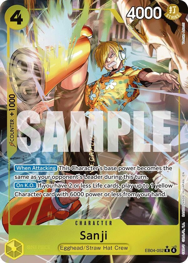 Image for Sanji (EB04-052) (Alternate Art) (EB04-052) (Adventure on Kami's Island) (OP15-EB04) - One Piece Card Game