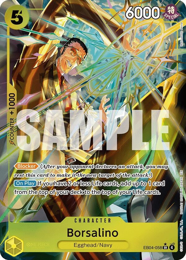 Image for Borsalino (Alternate Art) (EB04-058) (Adventure on Kami's Island) (OP15-EB04) - One Piece Card Game