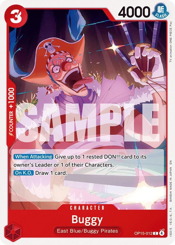 Image for Buggy (OP15-012) (Adventure on Kami's Island) (OP15-EB04) - One Piece Card Game