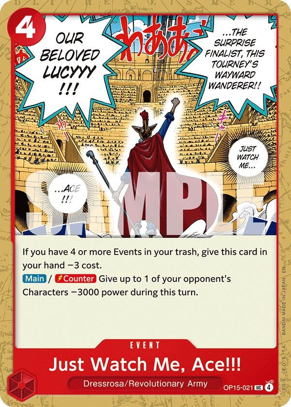 Image for Just Watch Me, Ace!!! (OP15-021) (Adventure on Kami's Island) (OP15-EB04) - One Piece Card Game