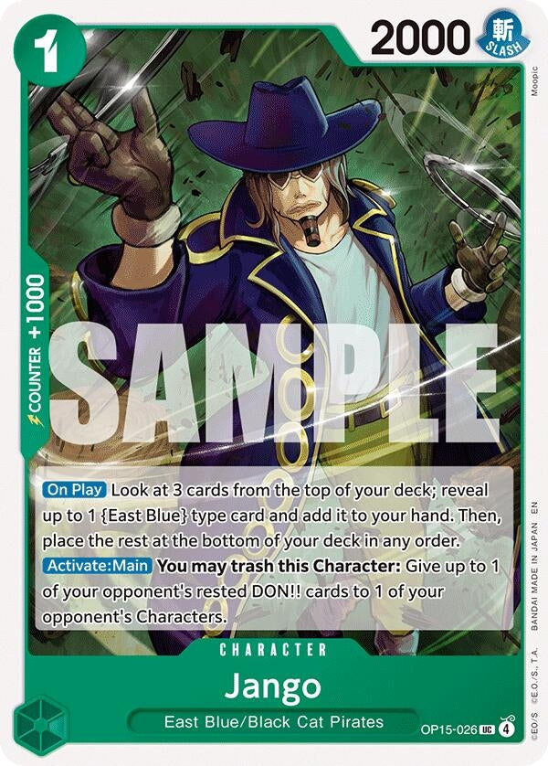 Image for Jango (OP15-026) (Adventure on Kami's Island) (OP15-EB04) - One Piece Card Game