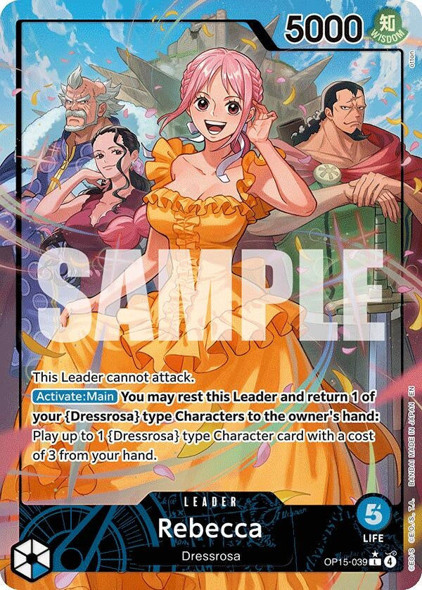 Image for Rebecca (OP15-039) (Alternate Art) (OP15-039) (Adventure on Kami's Island) (OP15-EB04) - One Piece Card Game
