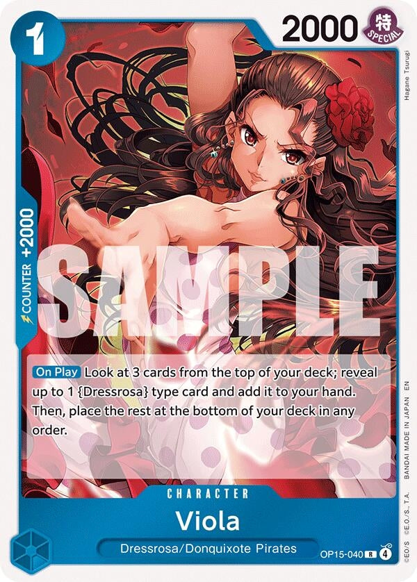 Image for Viola (OP15-040) (Adventure on Kami's Island) (OP15-EB04) - One Piece Card Game