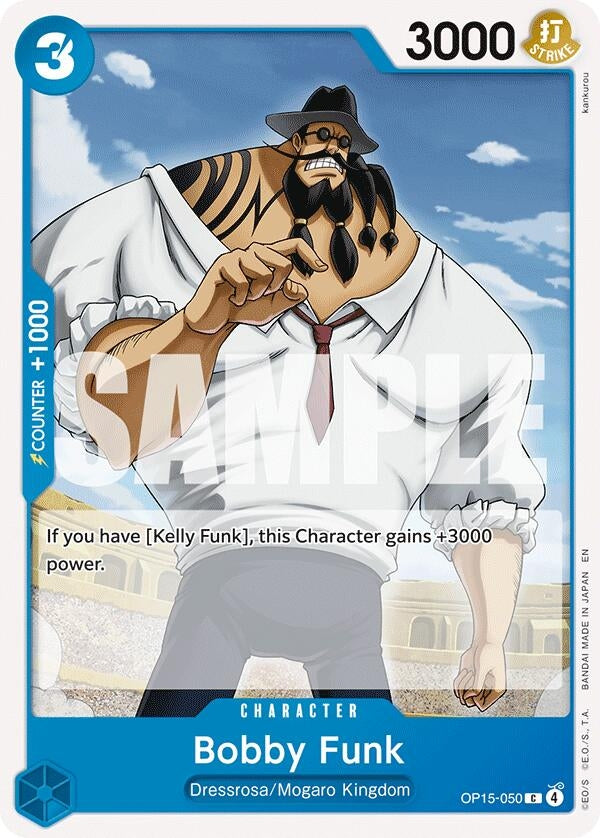 Image for Bobby Funk (OP15-050) (Adventure on Kami's Island) (OP15-EB04) - One Piece Card Game