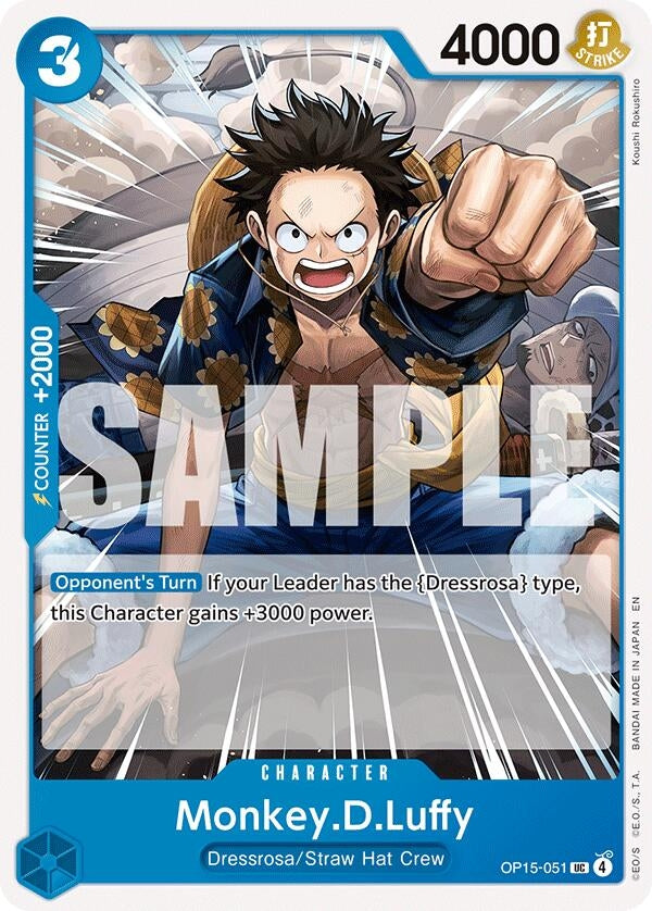 Image for Monkey.D.Luffy (OP15-051) (OP15-051) (Adventure on Kami's Island) (OP15-EB04) - One Piece Card Game
