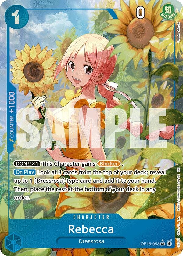 Image for Rebecca (OP15-053) (Alternate Art) (OP15-053) (Adventure on Kami's Island) (OP15-EB04) - One Piece Card Game