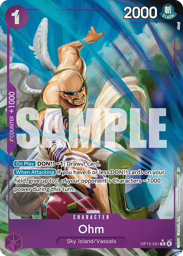 Image for Ohm (Alternate Art) (OP15-061) (Adventure on Kami's Island) (OP15-EB04) - One Piece Card Game