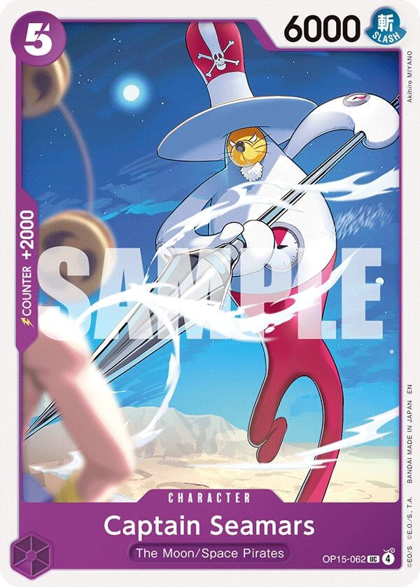 Image for Captain Seamars (OP15-062) (Adventure on Kami's Island) (OP15-EB04) - One Piece Card Game
