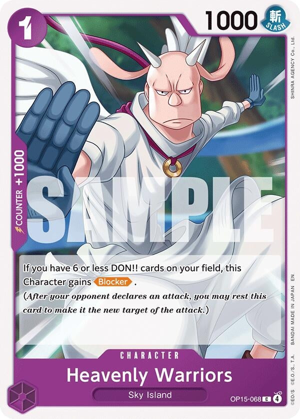 Image for Heavenly Warriors (OP15-068) (Adventure on Kami's Island) (OP15-EB04) - One Piece Card Game