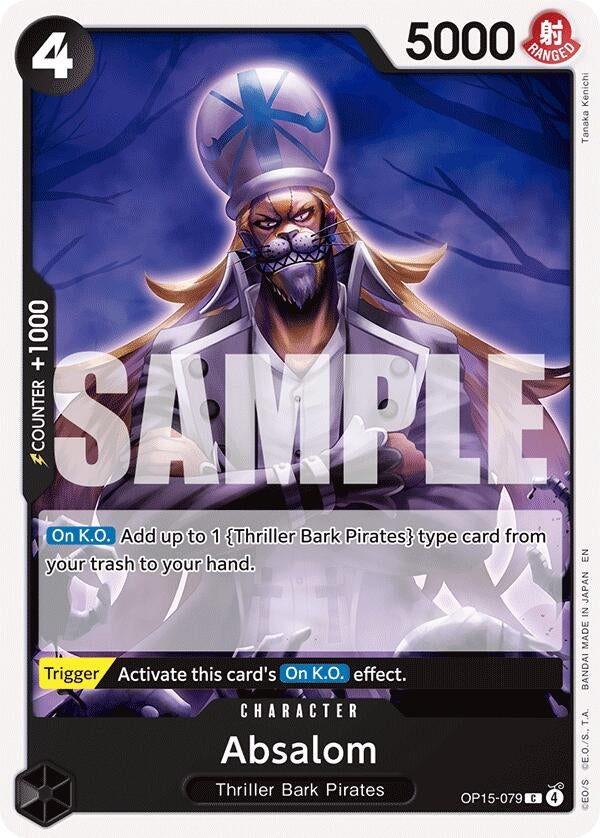 Image for Absalom (OP15-079) (Adventure on Kami's Island) (OP15-EB04) - One Piece Card Game