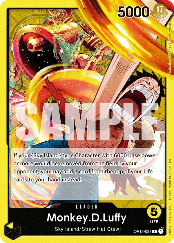 Image for Monkey.D.Luffy (OP15-098) (OP15-098) (Adventure on Kami's Island) (OP15-EB04) - One Piece Card Game