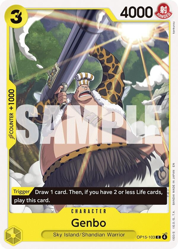 Image for Genbo (OP15-103) (Adventure on Kami's Island) (OP15-EB04) - One Piece Card Game