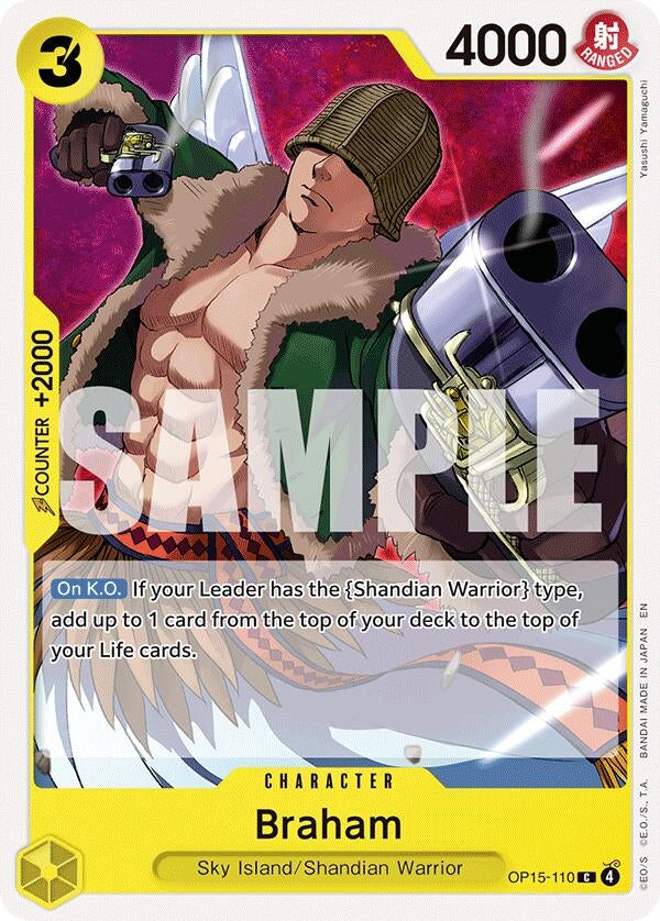 Image for Braham (OP15-110) (Adventure on Kami's Island) (OP15-EB04) - One Piece Card Game