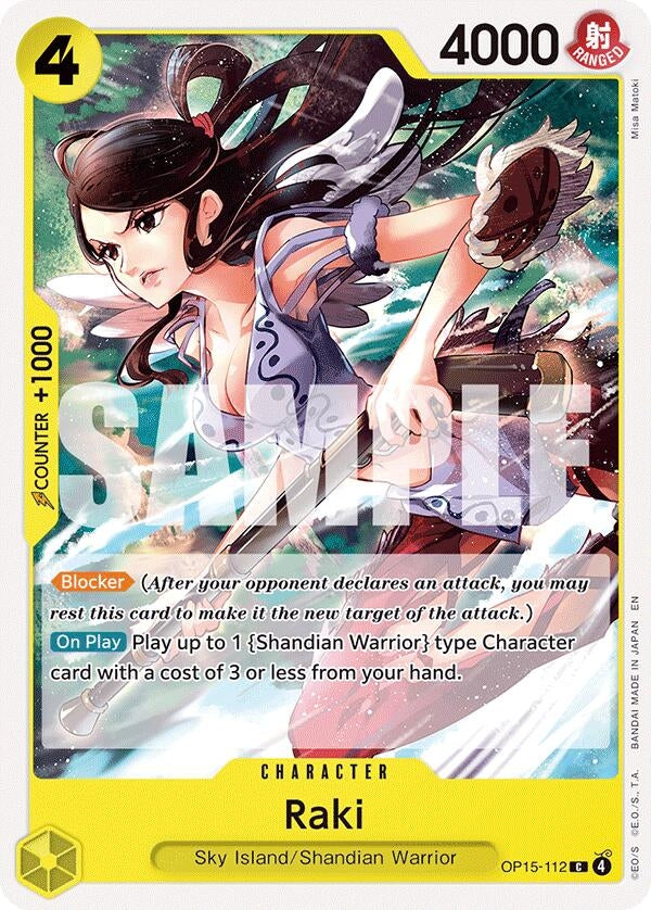 Image for Raki (OP15-112) (Adventure on Kami's Island) (OP15-EB04) - One Piece Card Game