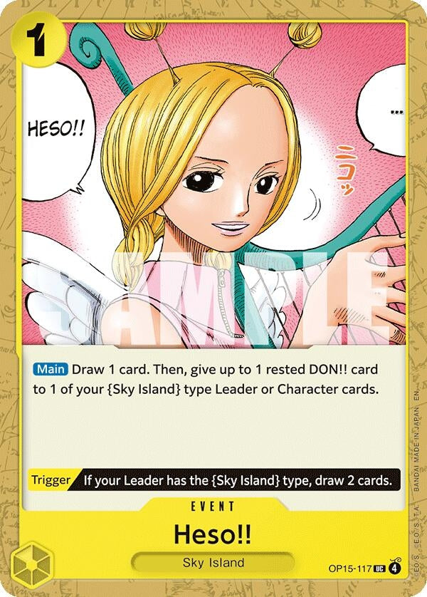 Image for Heso!! (OP15-117) (Adventure on Kami's Island) (OP15-EB04) - One Piece Card Game