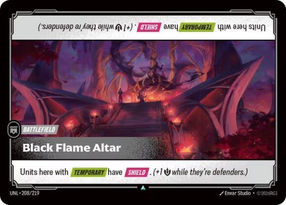 Black Flame Altar (208/219) (Unleashed)