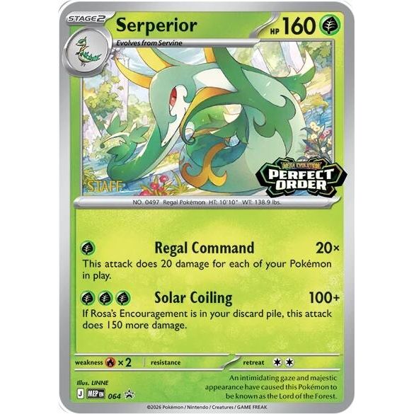 Image for Serperior - 064 [Staff] (064) (ME: Mega Evolution Promo) - Pokemon