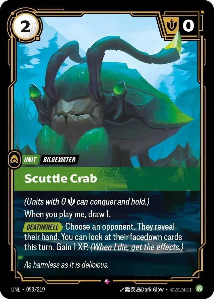Scuttle Crab (053/219) (Unleashed) - PokeBox USA