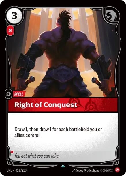 Right of Conquest (015/219) (Unleashed) - PokeBox USA