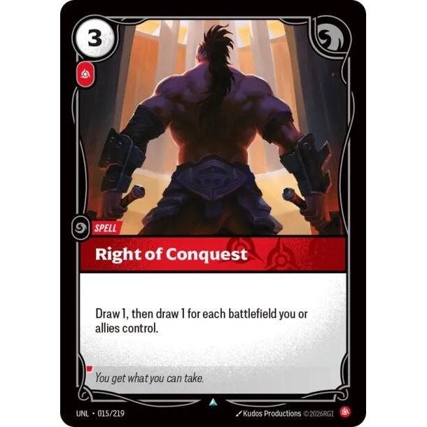 Right of Conquest (015/219) (Unleashed) - PokeBox USA