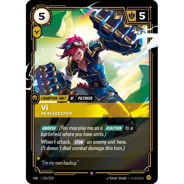 Vi - Peacekeeper (176/219) (Unleashed) - PokeBox USA