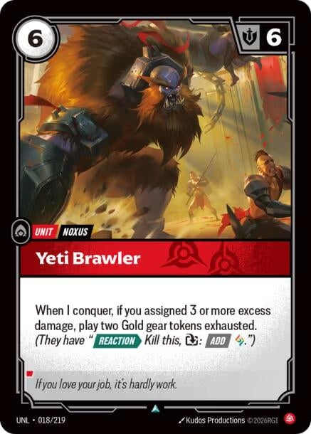 Yeti Brawler (018/219) (Unleashed)
