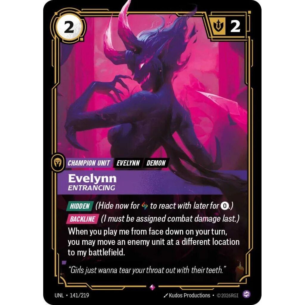 Evelynn - Entrancing (141/219) (Unleashed) - PokeBox USA