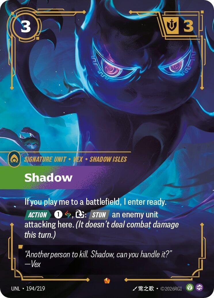 Shadow (194/219) (Unleashed)